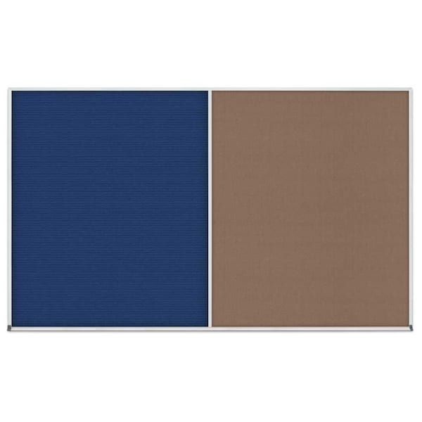 Enclosed Corkboard, 1 Door, 48"x36", 4" Fra